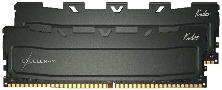 Память для ПК eXceleram DDR4 32GB (2x16GB) 3200 MHz Black Kudos (EKBLACK4323222XD) фото 1