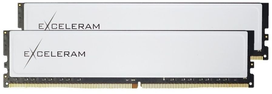 Память для ПК eXceleram DDR4 32GB (2x16GB) 3200 MHz White Sark (EBW4323222XD) фото 1