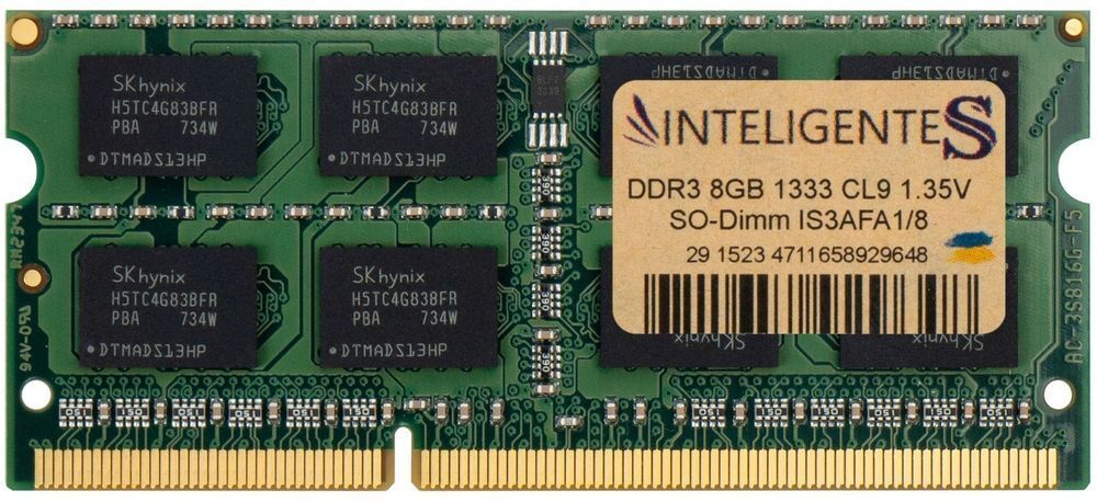 Память для ноутбука INTELIGENTES DDR3L 8GB 1333 MHz (IS3AFA1/8) фото 1