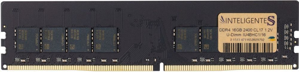Память для ПК INTELIGENTES DDR4 16GB 2400 MHz (IU4BHC1/16) фото 1