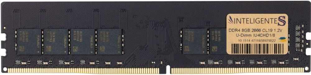 Память для ПК INTELIGENTES DDR4 8GB 2666 MHz (IU4CHD1/8) фото 1