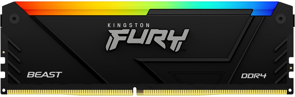 Память для ПК Kingston DDR4 32GB (2x16GB) 3200 MHz FURY Beast RGB