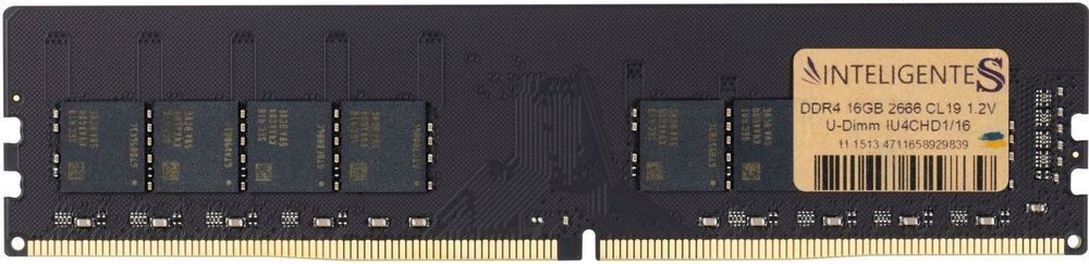 Память для ПК INTELIGENTES DDR4 16GB 2666 MHz (IU4CHD1/16) фото 1