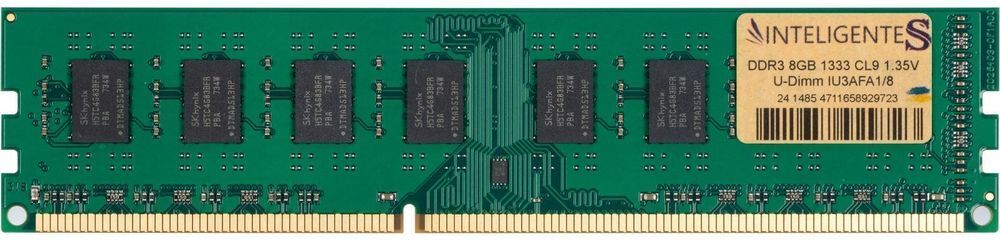 Память для ПК INTELIGENTES DDR3L 8GB 1333 MHz (IU3AFA1/8) фото 1