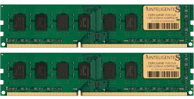Память для ПК INTELIGENTES DDR3L 16GB (2x8GB) 1333 MHz (IU3AFA2/16) фото 1