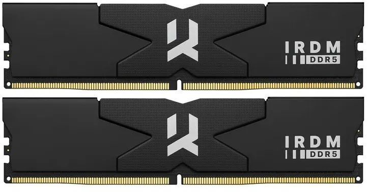 Память для ПК Goodram DDR5 32GB (2x16GB) 6000 MHz IRDM Black (IR-6000D564L36S/32GDC) фото 1