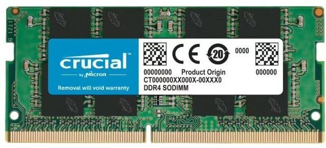 Память для ноутбука Micron DDR4 8GB 3200 MHz (CT8G4SFRA32AT) фото1
