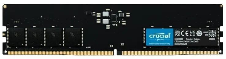 Пам'ять для ПК Micron DDR5 32GB 4800 MHz (CT32G48C40U5T)фото1