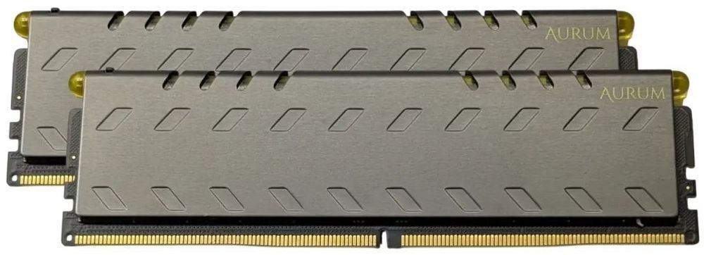 Пам'ять для ПК eXceleram DDR5 32GB (2x16GB) 7200 MHz Aurum (EGI50723442D-32) фото1