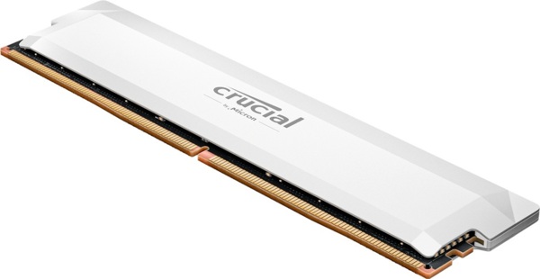 Память для ПК Crucial DDR5 16GB 6400 MHz Pro Overclocking White (CP16G64C38U5W)