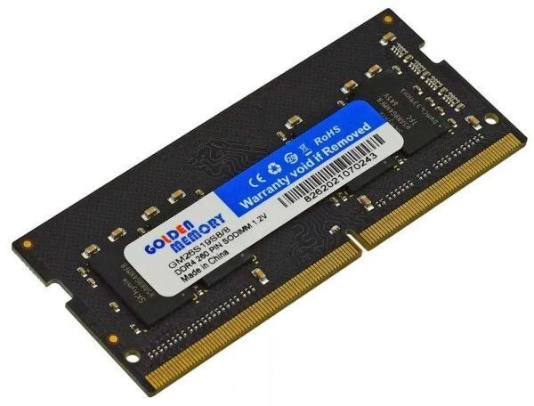 Память для ноутбука DDR4 Golden Memory 8GB 2666 MHz (GM26S19S8/8) фото 1
