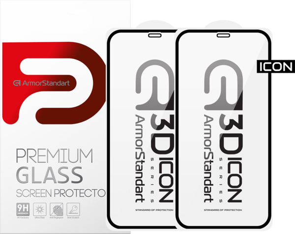 

Набор защитных стекол ArmorStandart Icon 3D для iPhone 11Pro Max/XS Max Black 2шт (ARM56214-GI3D-BK)