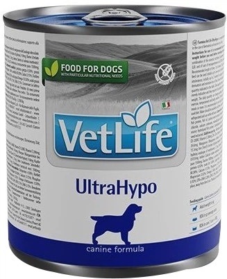 

Влажный корм для кошек Farmina VetLife Ultrahypo для уменьшения непереносимости ингредиентов и питательных веществ 300 г