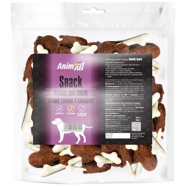 Лакомство для собак AnimAll Snack 99555 утиное эскимо с кальцием 500 г фото 1