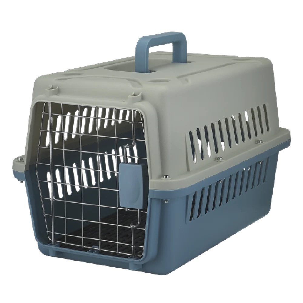 Переноска для котів та собак AnimAll CNR-102 сіро-блакитна 48,5х32,5х32,5фото1