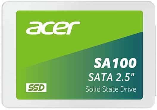 SSD накопичувач Acer 2.5" 120GB SA100 (BL.9BWWA.101)фото1