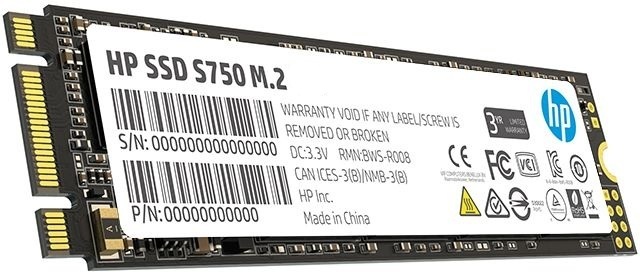 SSD накопичувач HP M.2 2280 512GB S750 (16L56AA) фото1