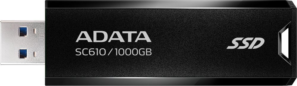 SSD накопитель ADATA USB 3.2 1TB SD610 (SC610-1000G-CBK/RD) фото 1
