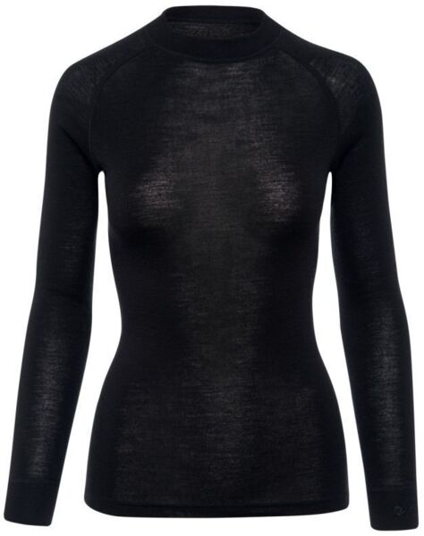 Термолонгслів жіночий Thermowave Merino Warm 12WARM412-990 XS чорний фото