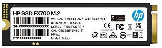 SSD накопитель HP M.2 2280 1TB FX700 (8U2N3AA) фото 1