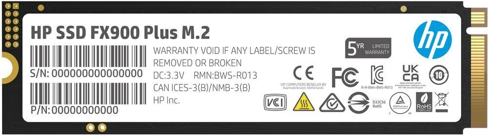 SSD накопитель HP M.2 2280 4TB FX900 Plus (7F619AA)