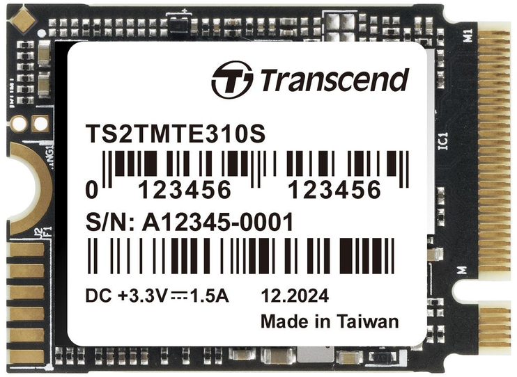SSD накопитель TRANSCEND M.2 2230 512GB 310S (TS512GMTE310S)