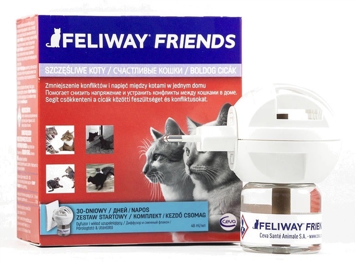 Дифузор та змінний блок Ceva Feliway Friends Фелівей Френдс для зняття стресу при утриманні декількох котів 48 млфото1