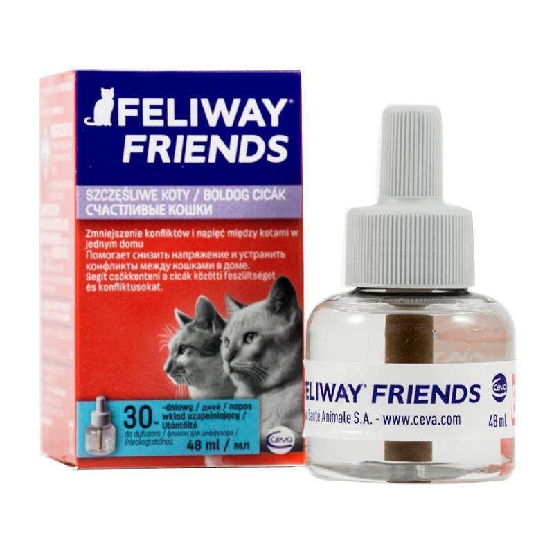 Сменный блок Ceva Feliway Friends Феливей Френдс для снятия стресса при удержании нескольких кошек в помещении 48 мл фото 1