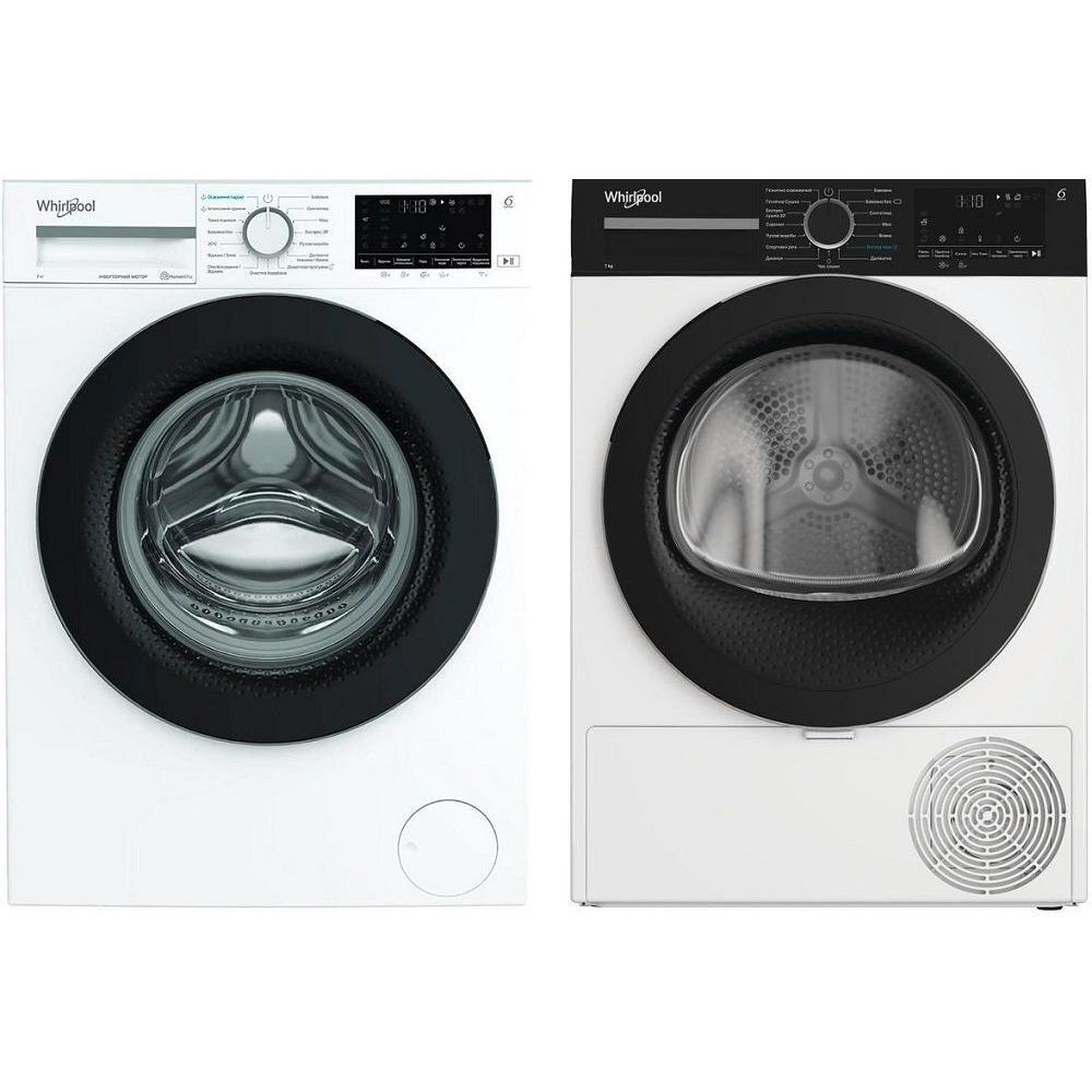 Стиральная машина Whirlpool WAM712WBUA + Сушильная машина Whirlpool WPS7WBSUA фото 1