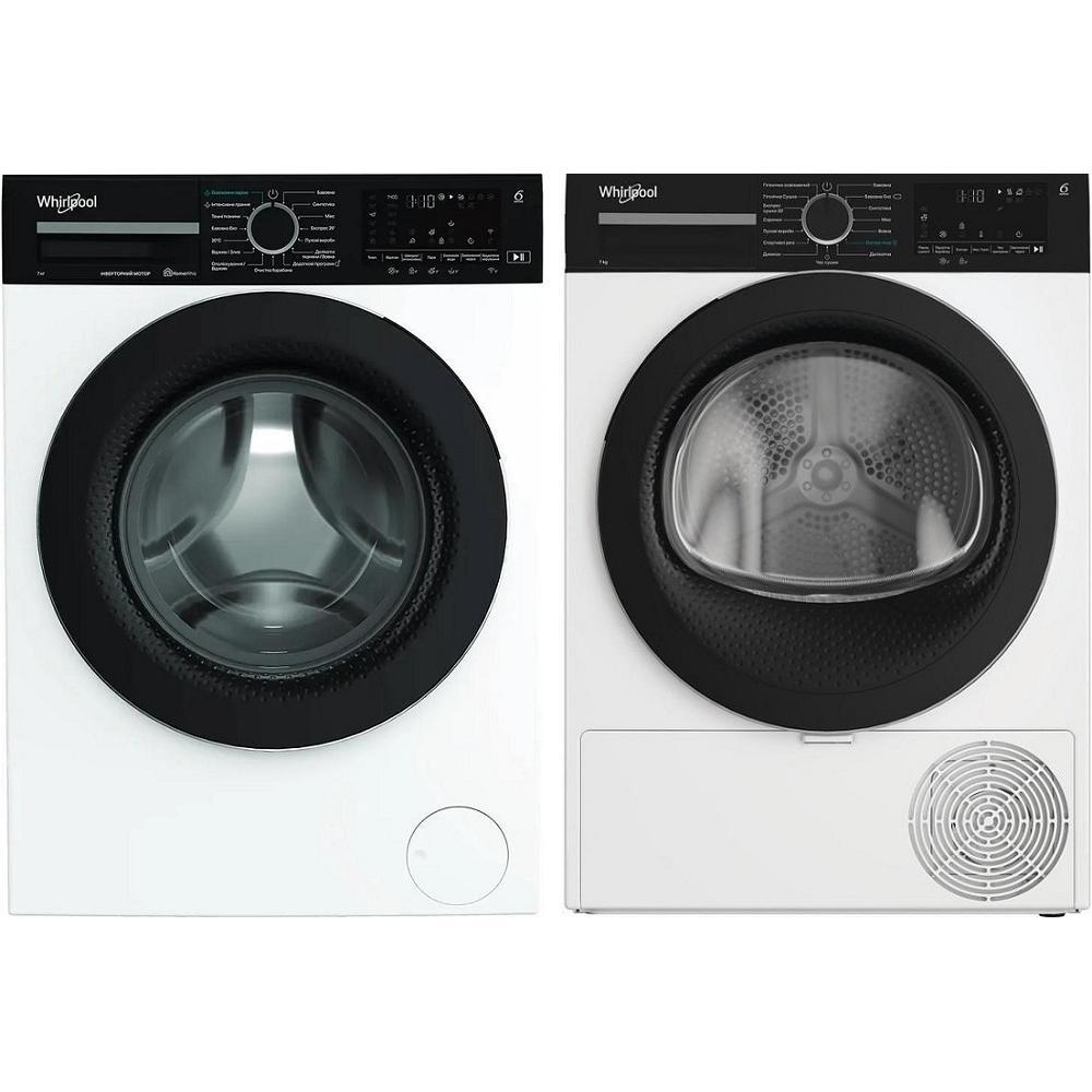 Стиральная машина Whirlpool WAM764WKBUA + Сушильная машина Whirlpool WPS7WBSUA фото 1