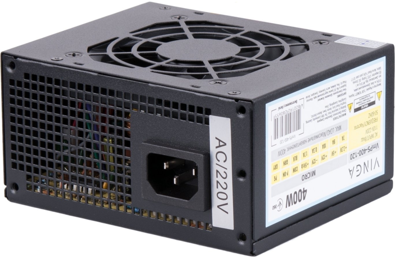 Блок живлення Vinga 400W ОЕМ (VmPS-400-120) фото1