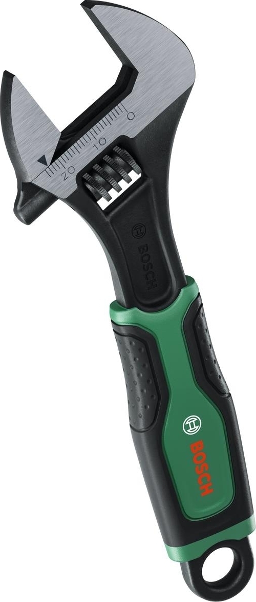 Ключ розвідний Bosch, робочий діапазон 0-24мм, 150мм, CrV (1.600.A03.9HN)фото1
