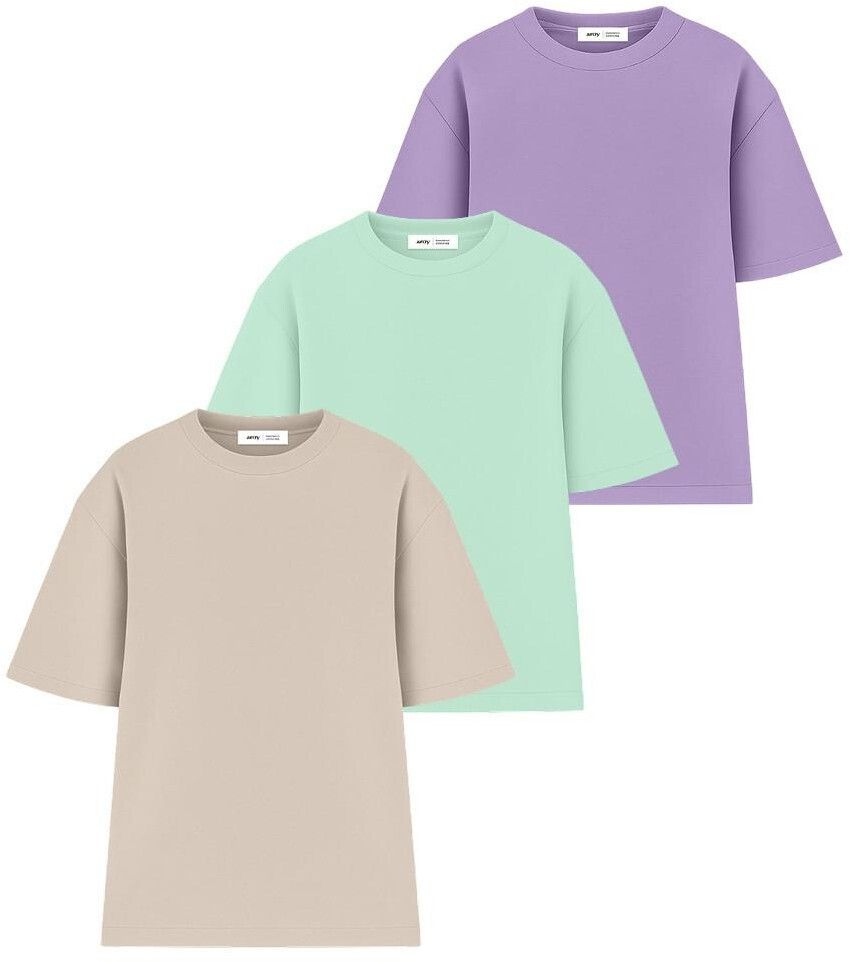 Набор футболок мужских хлопковых Ray Oversize U0104M-3PACK1 3шт S/M разноцветных