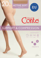 Колготи жіночі Conte Elegant Ce Active Soft 20 Den 2р бронзові