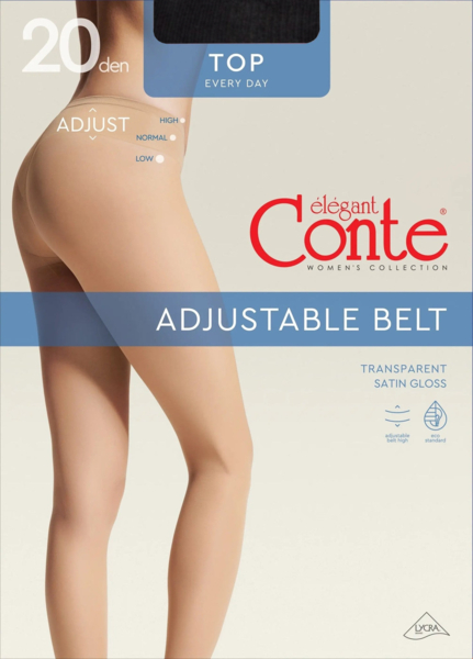 Колготы женские Conte Elegant Ce Top 20 Den 4р черные фото 