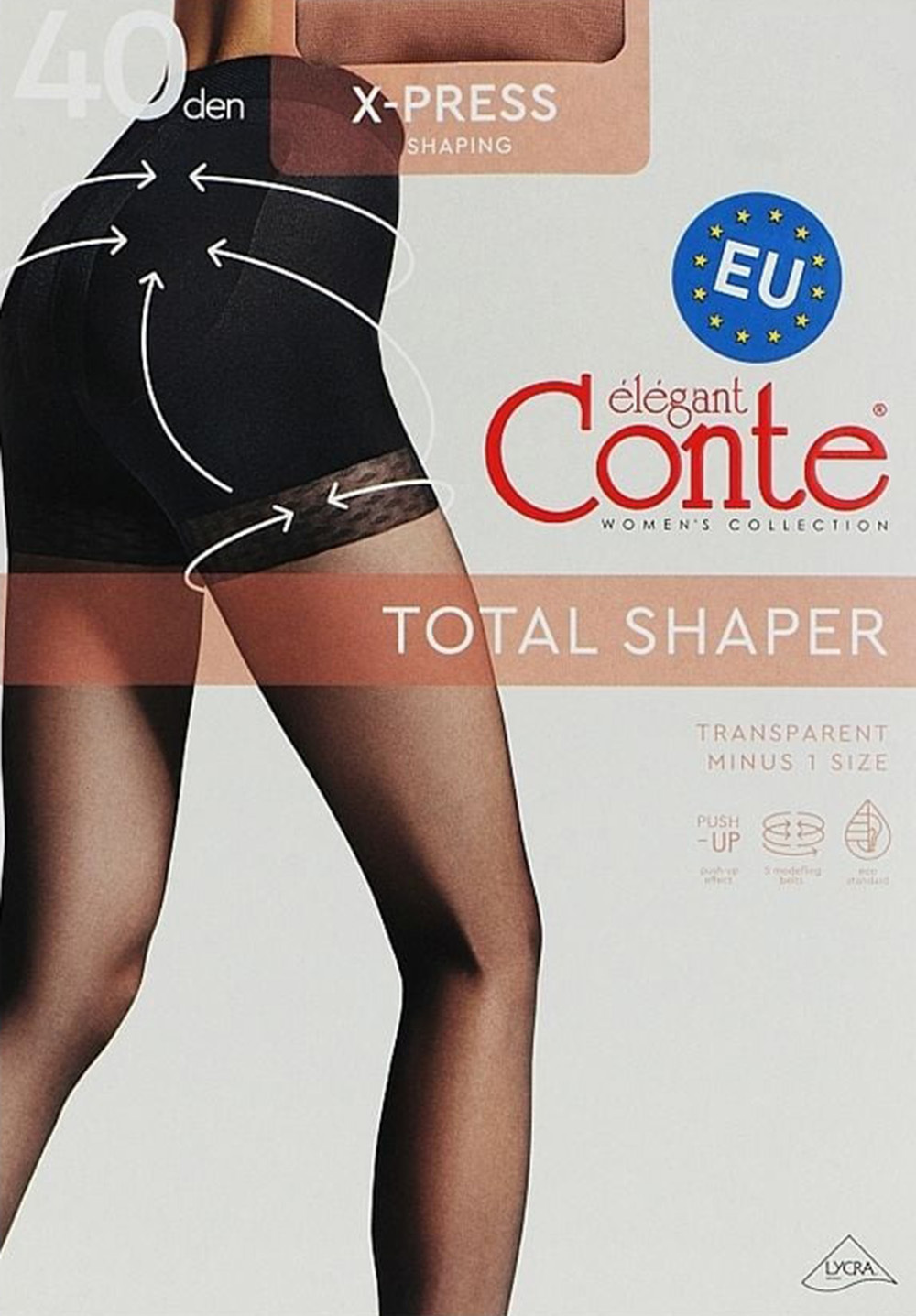 Колготы женские Conte Elegant Ce X-Press 40 Den 4р бронзовые фото 1