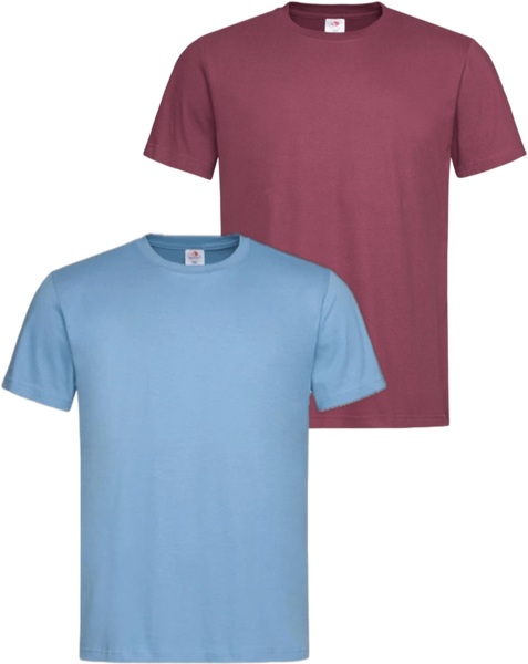 Набір футболок бавовняних жіночих Stedman ST2000W-LBL-BGR XL 2шт різнокольоровихфото