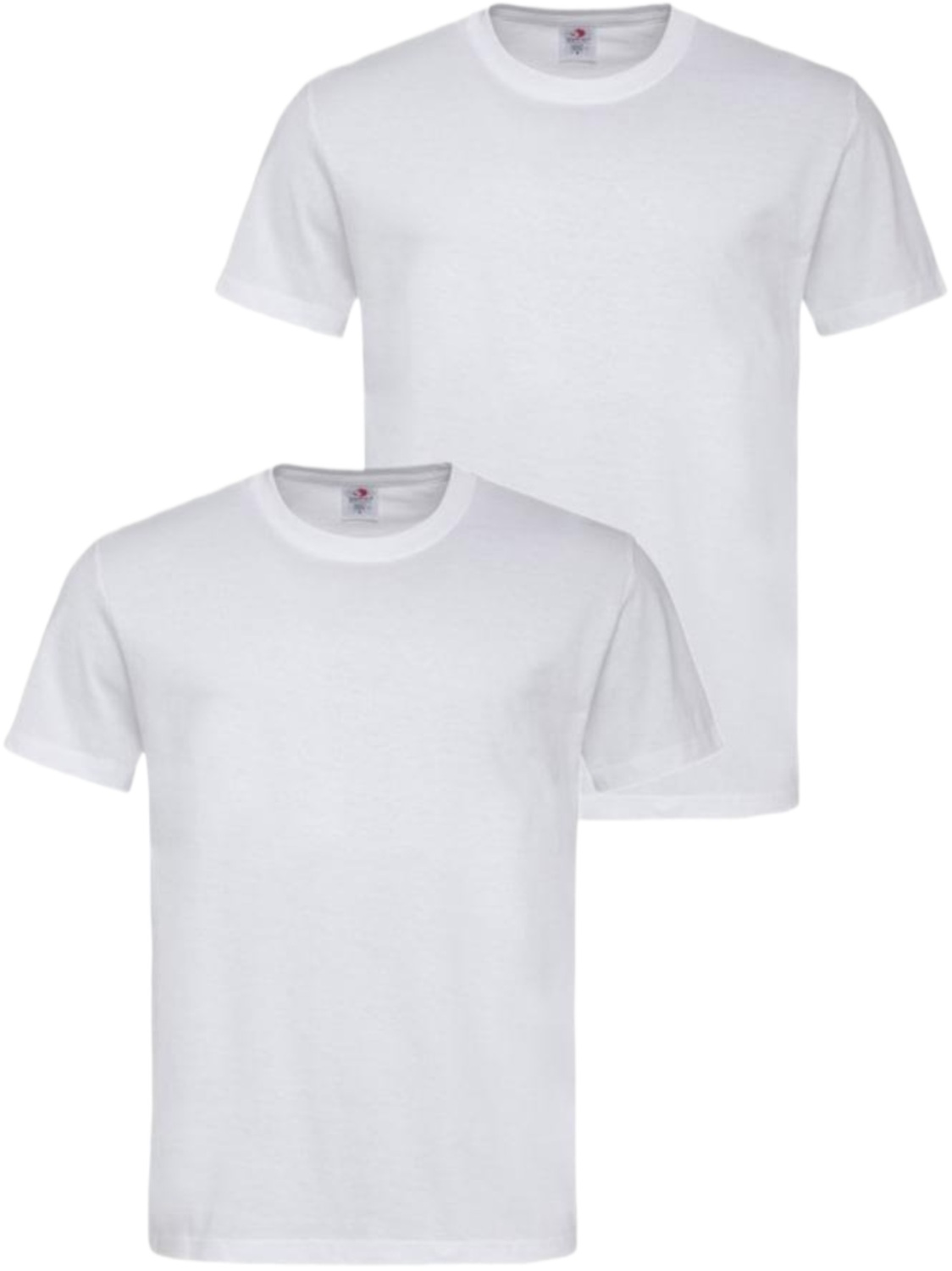 Набор футболок женских хлопковых Stedman ST2000W-WHI-WHI XS 2шт белых