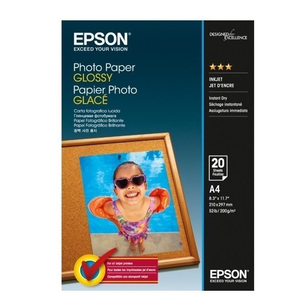 

Бумага EPSON Glossy Photo Paper A4 20 л (C13S042538)