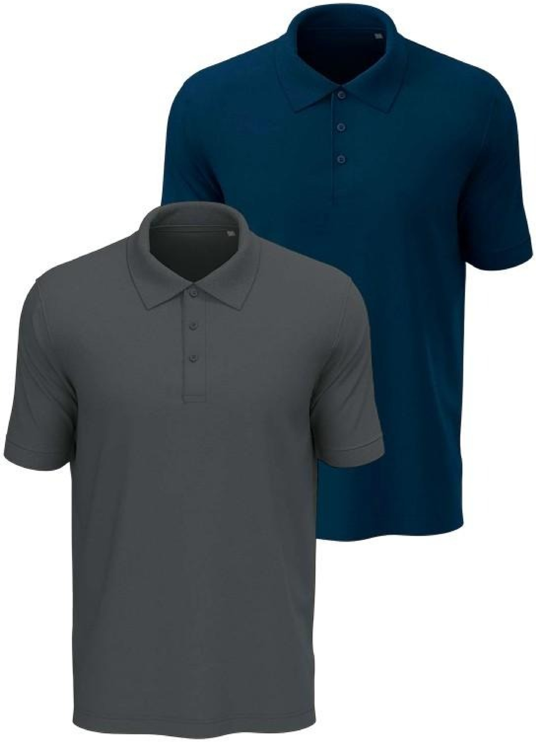 Набір поло бавовняних чоловічих Stedman ST9060-SLG-NAV M 2шт різнокольорових