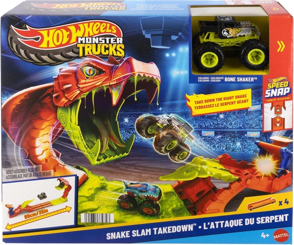 Набор Hot Wheels Атака змеи серии Monster Trucks (JJN44) фото 1