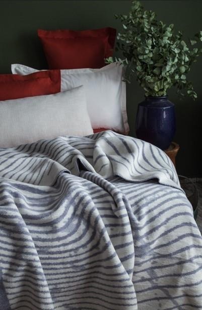 Плед ARDESTO Leonardo 200х220см, волна, серый (ART0417LT) фото 1