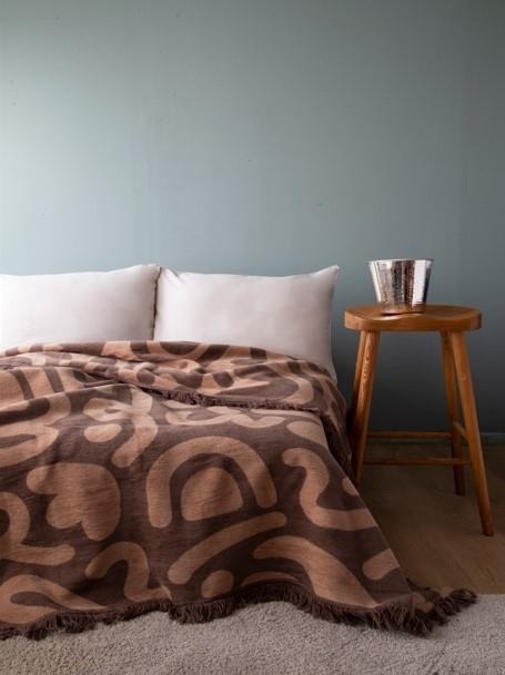 Плед ARDESTO Leonardo 150х200см, коричневый (ART0418LT) фото 1