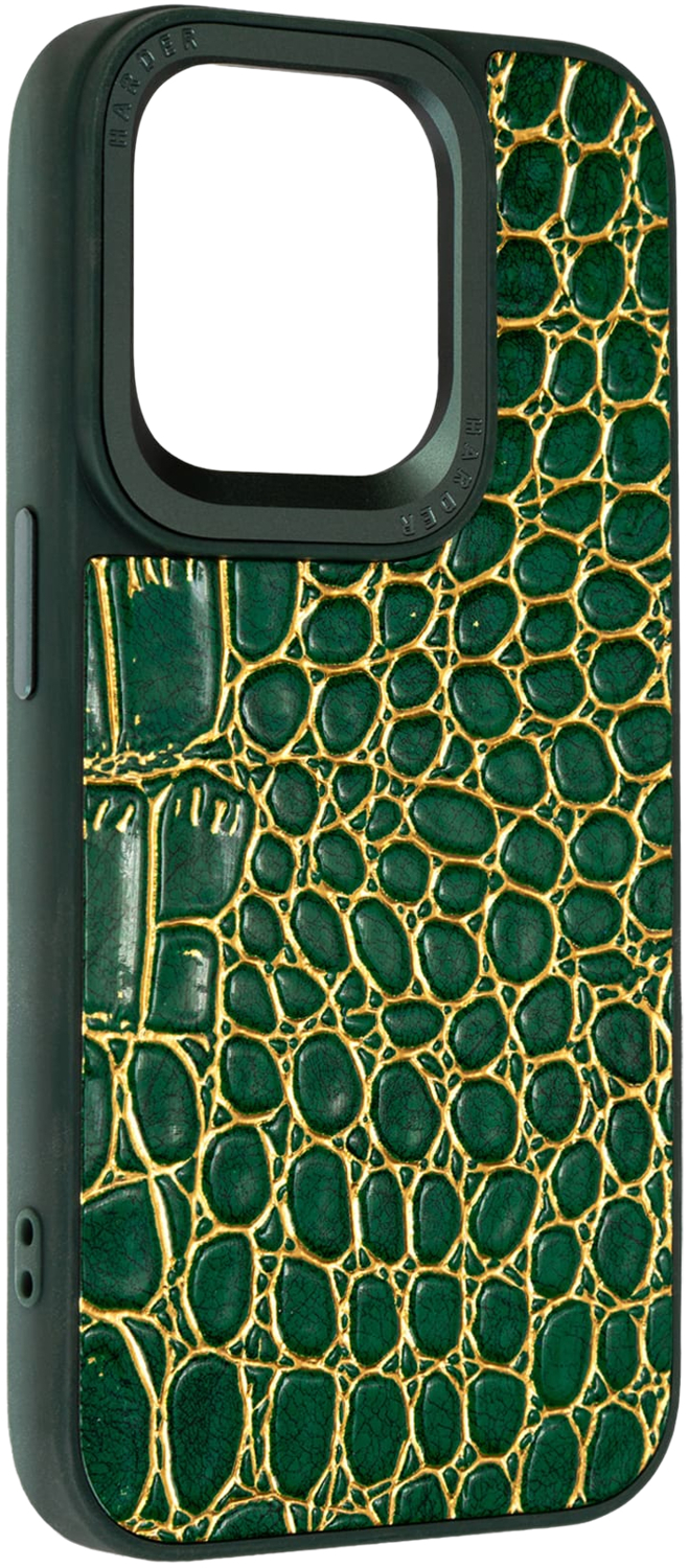 Чохол Harder Crocosaur для Apple iPhone 15 Pro Green (ARM76702)
