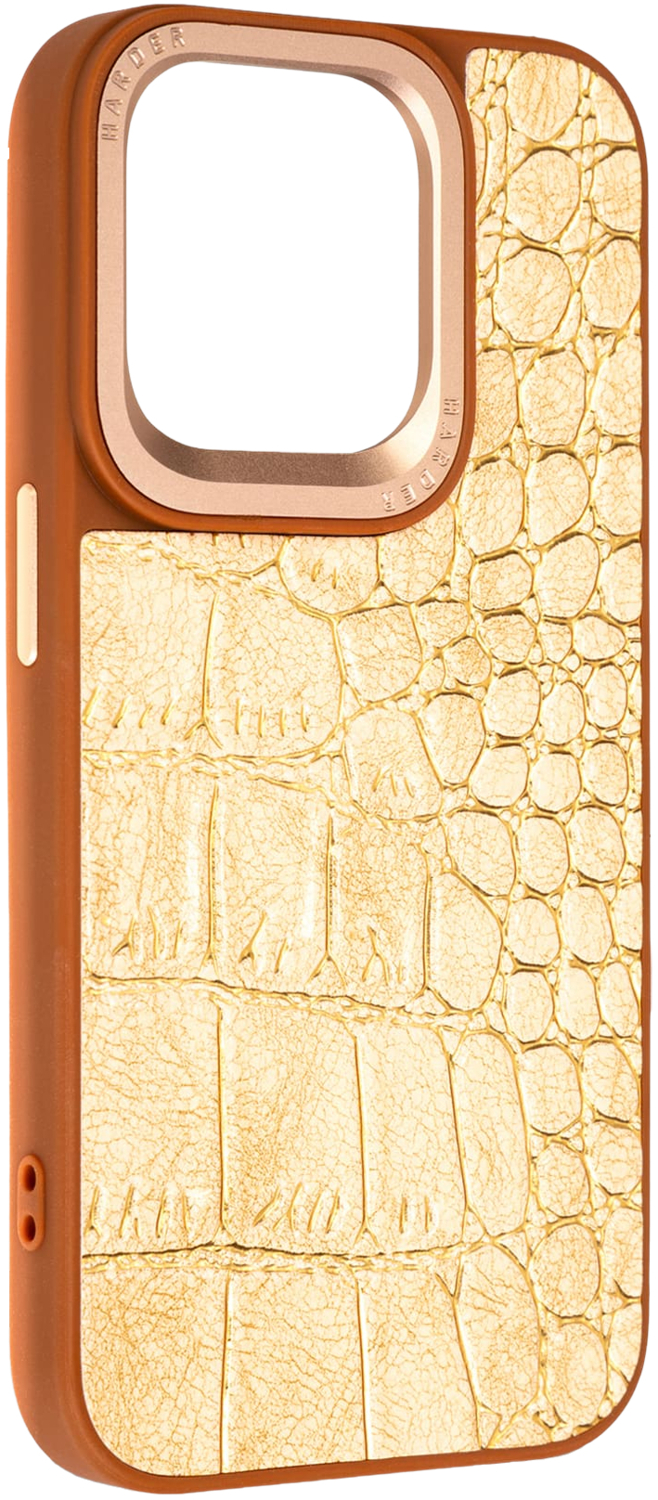 Чохол Harder Crocosaur для Apple iPhone 15 Pro Beige (ARM76703)