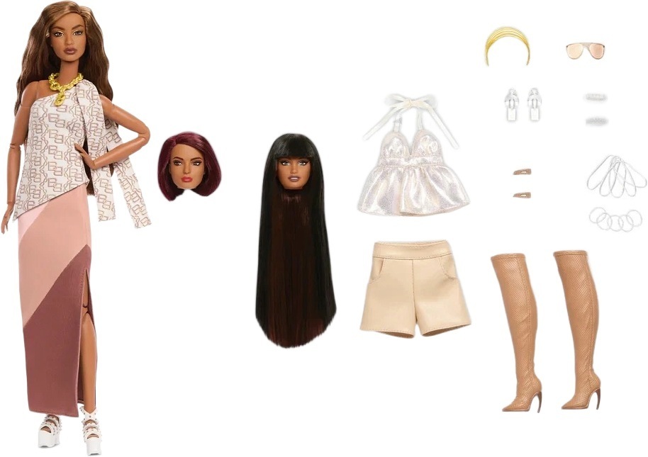 Коллекционный набор You Create Barbie Basics – брюнетка (JJX35) фото 1