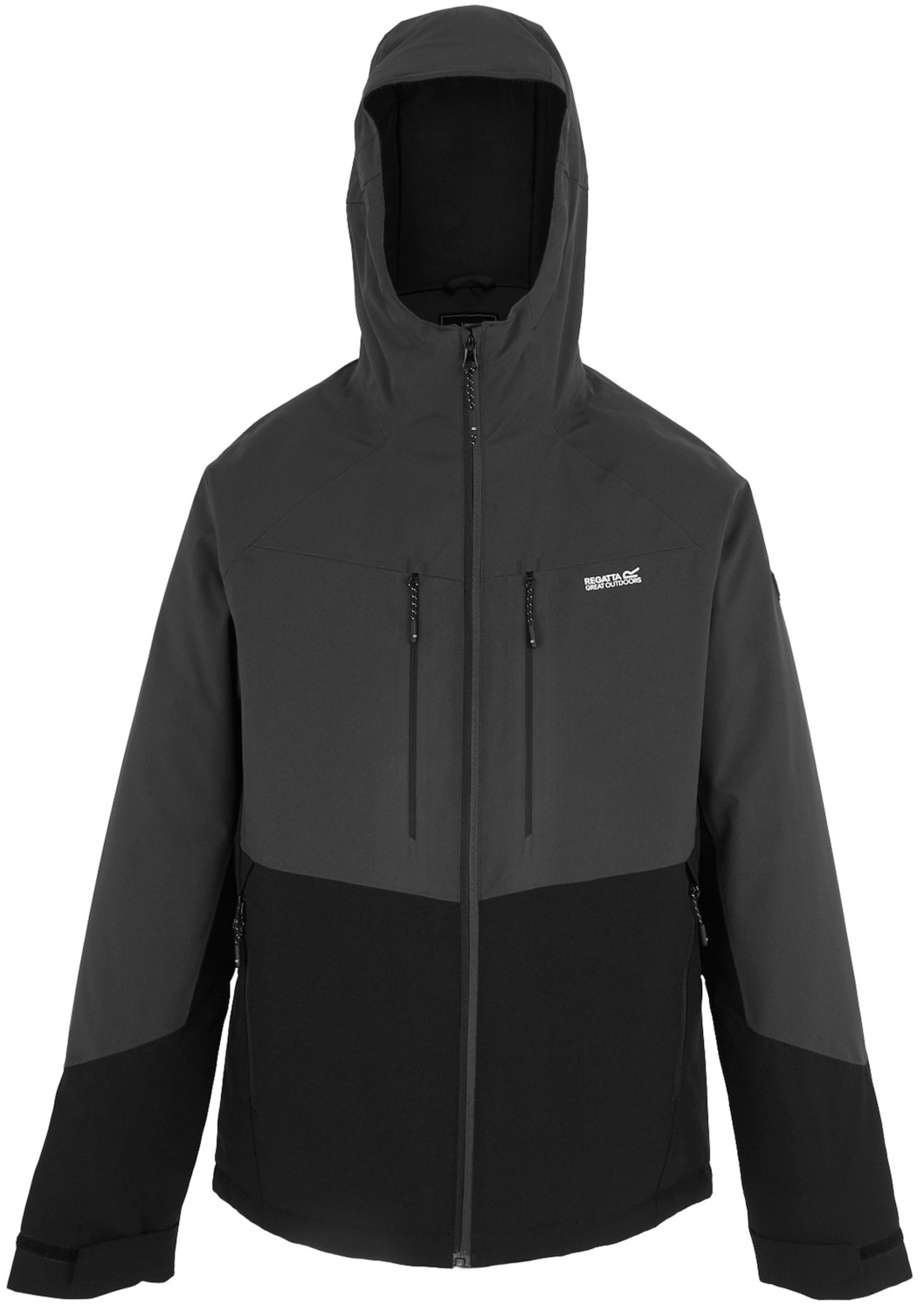 Куртка утепленная мужская Regatta HightonStrPdJkt RMP435-61G M черная/серая