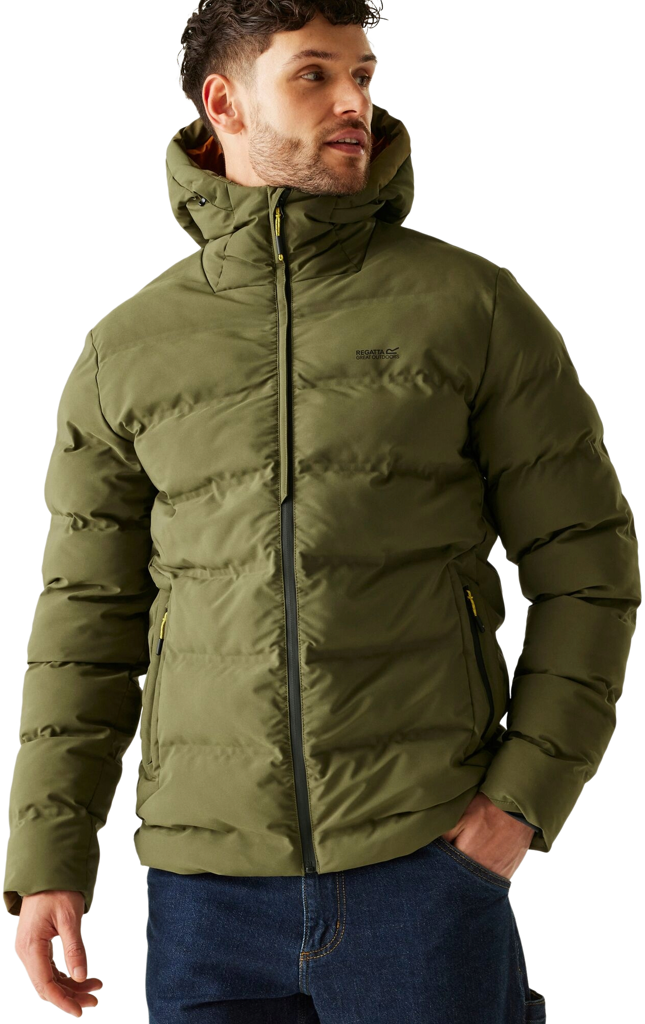 Куртка мужская Regatta AltoroThermal RMN 301-ZTB M хаки фото 1