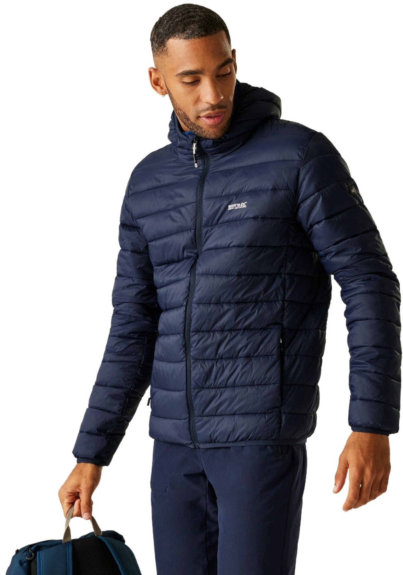 Куртка демисезонная мужская Regatta HoodedMarizion RMN223-00A XL синяя фото 1