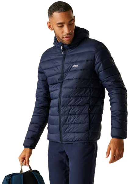 Куртка демісезонна чоловіча Regatta HoodedMarizion RMN223-00A 2XL синяфото